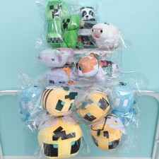 Lot de 12 porte-clés en peluche Minecraft vente Creeper wooper looper abeille...