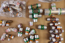 lot raccord multicouche plomberie a sertir diamètre 16 20 25 32 coude té 1/2 3/4