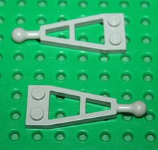 Lego OldGray Plate Modified 1x2 with Long Towball ref 2508 set 8457 6497 4513...