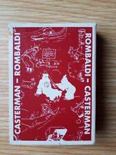 JEUX DE CARTE   TINTIN  ROMBALDI CASTERMAN  /  BOITE ROUGE  
