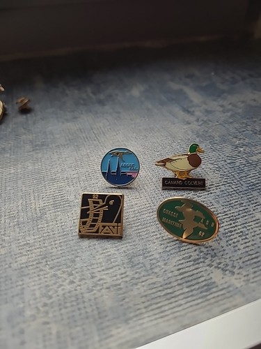 Lot pins chasse canard - lot,