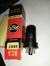 6SK7 RCA  Tube electronique      Lot 1 piece        Nos    Tir33 CL1/24h P584