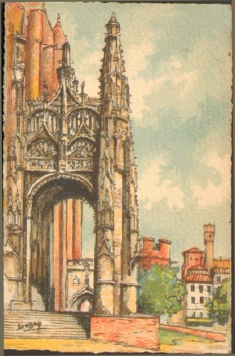 Albi carte postale cathedrale - postale,