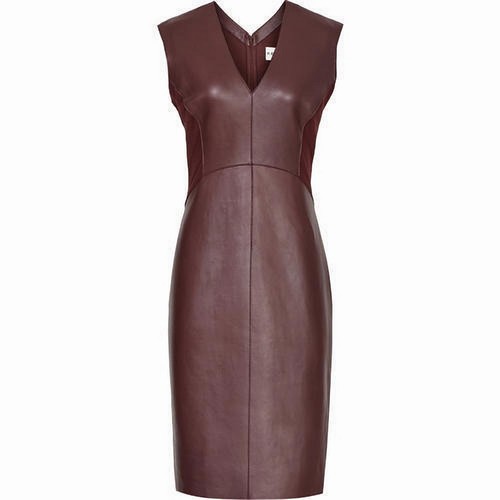 100 véritable cuir bordeaux - 100%,