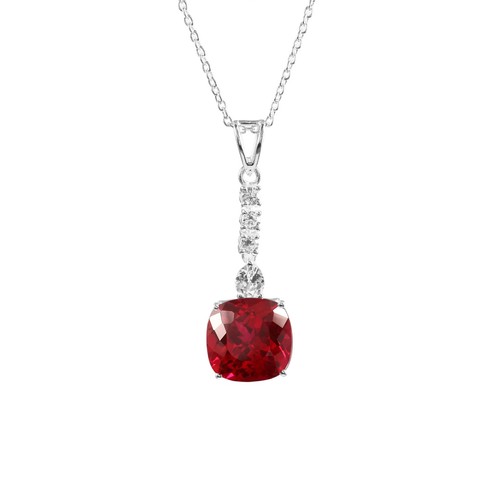 Collier aaa burma grenat - collier,