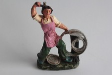 Figurine vintage Composition Métier métallurgiste Italie (63999)