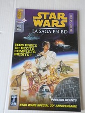 STAR WARS   LA SAGA EN BD  HORS SERIE  N° 1 A  + POSTER   -- DELCOURT