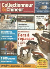 COLLECTIONNEUR & CHINEUR N°11 FERS A REPASSER / LIVRE ANCIEN / PIRATES / TRAINS