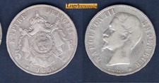 5 Francs Napoléon III tete
