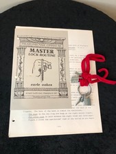 Vintage Earle Oakes “Master