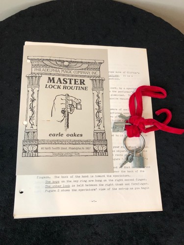 Vintage earle oakes master - earle, “master