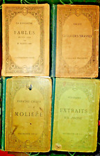 Rare vieux livres Swift , Voltaire , Moliere ,La Fontaine , Collection annees 20