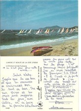 CARTE POSTALE - PLANCHE A VOILE OCEAN VAGUE SPORT VACANCE / WINDSURF POSTCARD