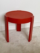 Table basse sellette chevet  flair Prisunic Orange  vintage   Années 70's  1