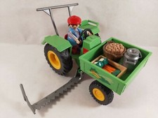 sympa Maraîcher/tracteur 3074    Playmobil (  ferme , légume , marché   ) 2087
