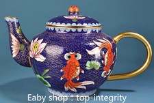 6" cuivre Cloisonne émail