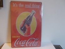 plaque publicitaire COCA-COLA