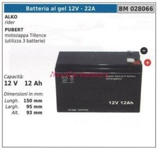 Batterie Au GEL 12V-22A ALKO