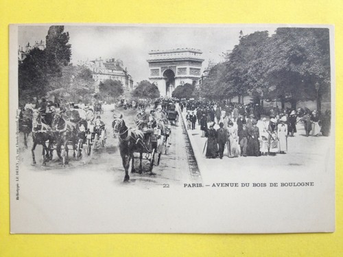 Superbe cpa paris - superbe, transport