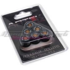 Galets variateur ARTEK  16x13   6,3g   jeu de 6 rouleaux de variateur scooter 50