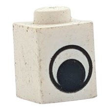 LEGO pièce blanche oeil