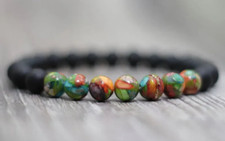 Bracelet de perles Jaspe