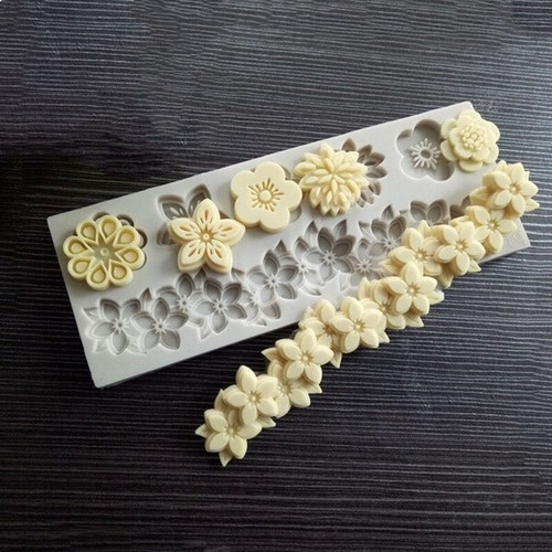 Moule silicone décors - silicone,