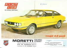 FIAT 128 MORETTI - 1972 ? FRENCH / catalogue brochure prospekt dépliant catalog