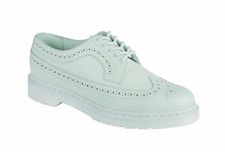 Dr Martens 5 Trou 3989 Blanc Mono Lisse 21869100 Doc