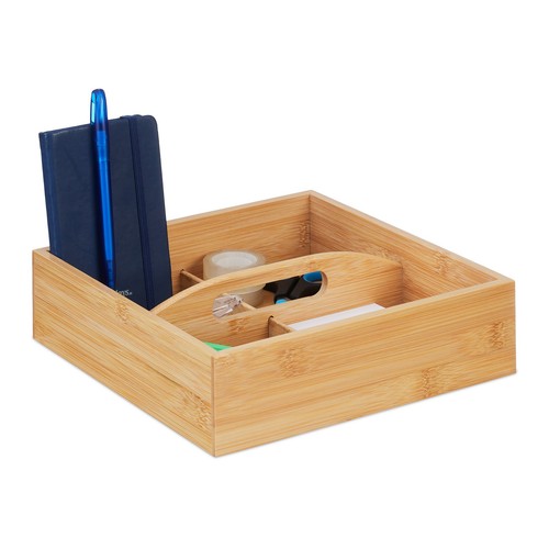 Organiseur bambou rangement - organiseur,