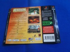 Jaquette arrière Sony Playstation 1 Ps1 : la route d'Eldorado 