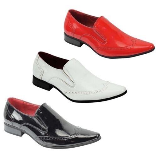 Rétro hommes brillant - brillant, cuir