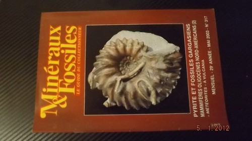 Revue mineraux fossiles - mineraux,
