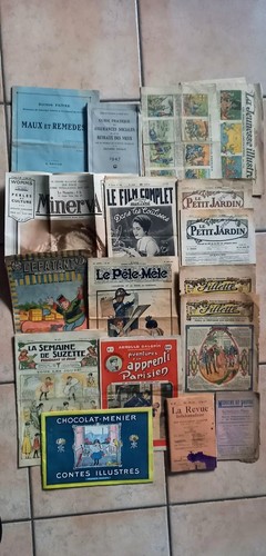 Lot anciens magazines revues - anciens,