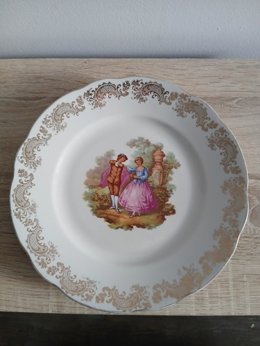 Assiette vintage porcelaine