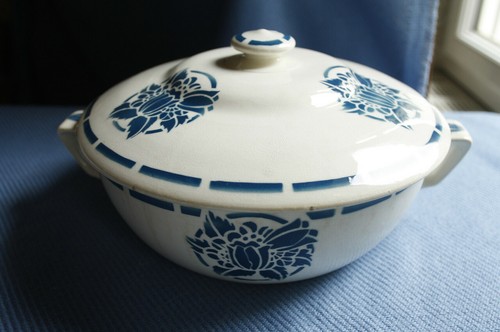 Soupière ancienne faïence - soupière,