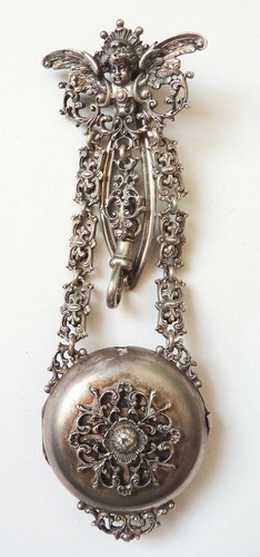Chatelaine porte montre