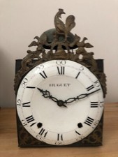 Mécanisme, mouvement de petite taille d'horloge Comtoise du XVIII.