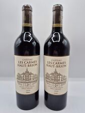 Lot de 2 x LES CARMES HAUT BRION 2020 - Pessac Léognan - Robert Parker 97/100