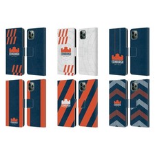 EDINBURGH RUGBY ART LOGO ÉTUI COQUE EN CUIR POUR APPLE iPHONE TÉLÉPHONES