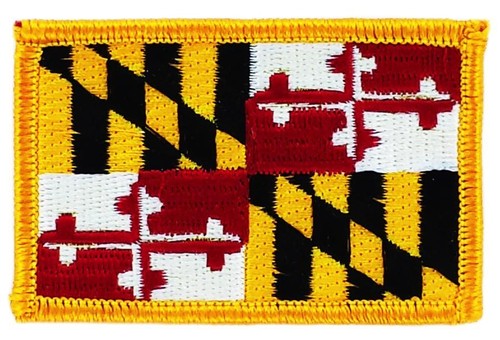 Patch écusson brodé drapeau - patch,