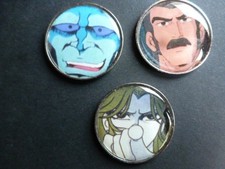 pin goldorak set 3 pins  actarus Minos / Minas  professeur Procyon grendizer