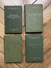 RARE ! Collection complète GUIDES MICHELIN Champs de Bataille en Italien 1919