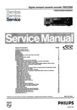 Service Manuel D'Instructions pour Philips 70 DCC 900