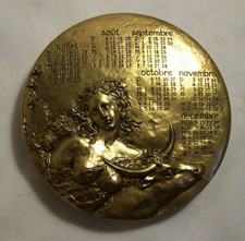 Médaille CALENDRIER europe