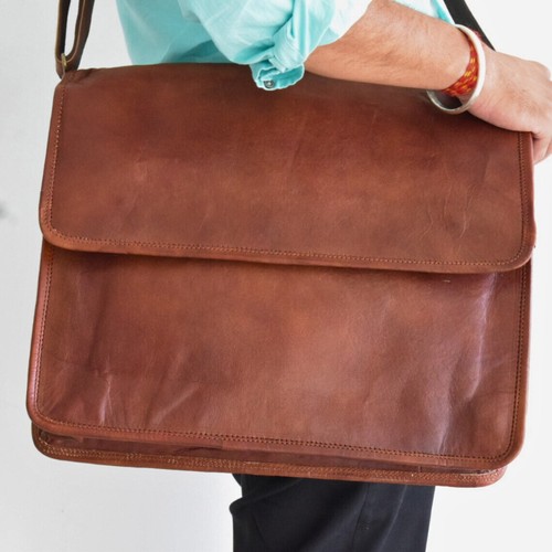 Serviette besace cuir homme - en,