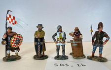 Lot de 5 Soldats de plomb Del