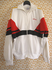Veste Adidas Ventex 80'S Vintage Jacket blanche rouge Made in France - 180 / L