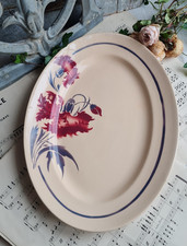 ANCIEN PLAT OVALE LUNEVILLE