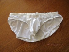 maillot de bain homme N2N - SEXY/GAY - SLIP - BLANC - taille: L - Transparent